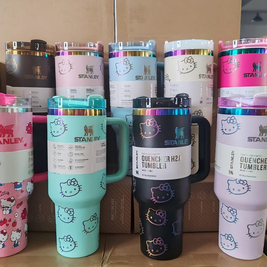 🔥40 OZ Hello Kitty In-Car Insulated Cup