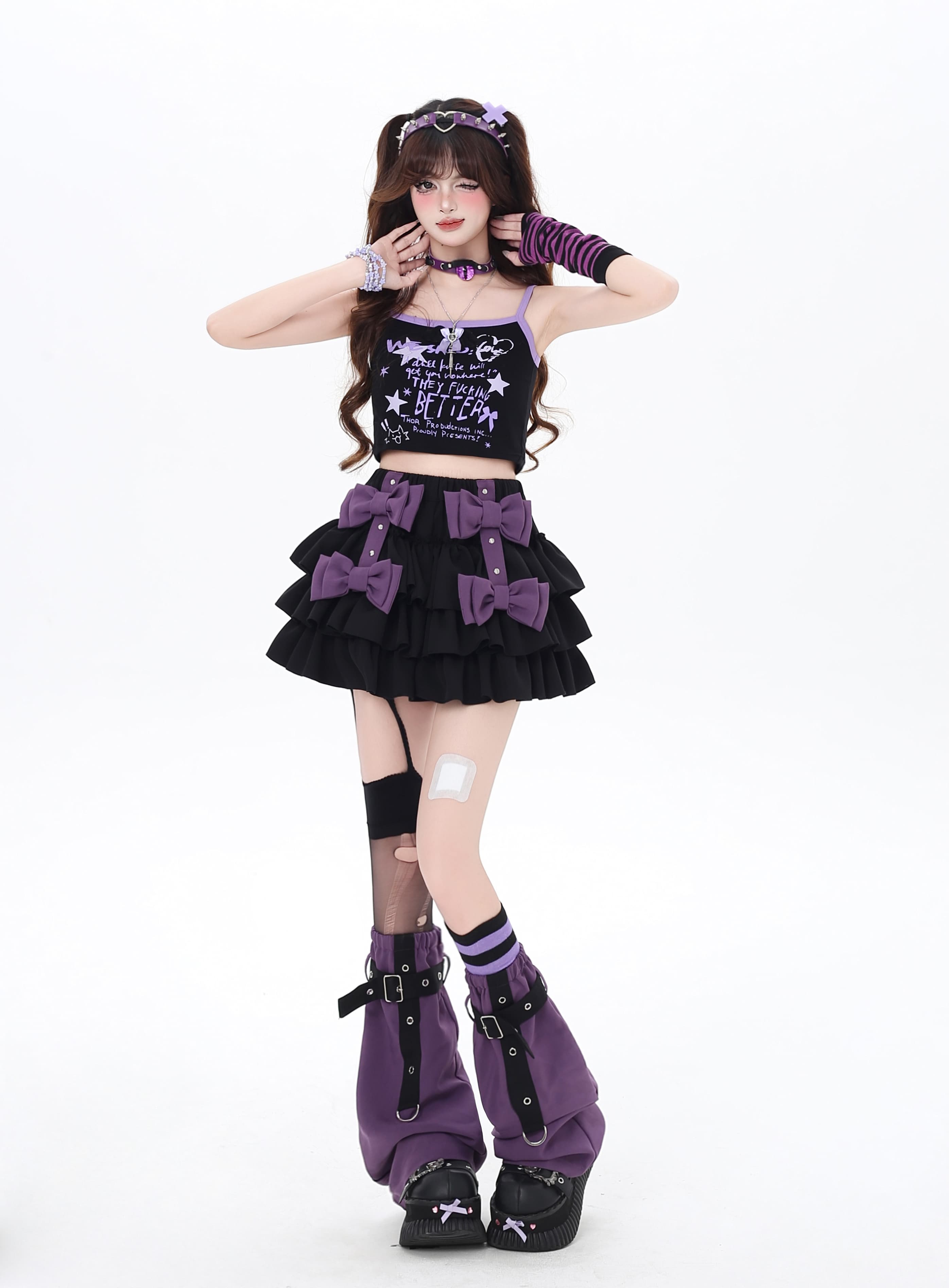 グラフィティ風キャミトップス